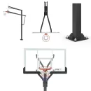 Баскетбольная стойка стационарная UNIX Line B-Stand-TG PRO 72"x42" (180 х 105 см) R45 H230-305 см