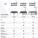 Батут спортивный UNIX Line FITNESS Blue (125 см)