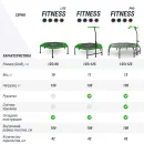 Батут спортивный UNIX Line FITNESS Green (125 см)