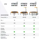 Батут спортивный UNIX Line FITNESS Orange (125 см)