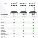 Батут спортивный UNIX Line FITNESS PRO (125 см) Blue
