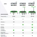 Батут спортивный UNIX Line FITNESS PRO (125 см) Green