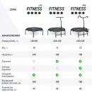 Батут спортивный UNIX Line FITNESS Lite Blue (125 см)
