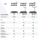 Батут спортивный UNIX Line FITNESS Lite Pink (125 см)