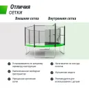 Батут UNIX Line Simple 12 ft Green (outside)