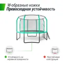Батут UNIX Line Премиальный с играми / Supreme Game 10 ft (305 см) зеленый