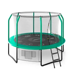 Батут UNIX Line Премиальный с играми / Supreme Game 10 ft (305 см) зеленый