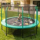 Батут UNIX Line Премиальный с играми / Supreme Game 12 ft (366 см) зеленый