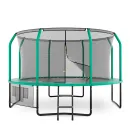 Батут UNIX Line Премиальный с играми / Supreme Game 12 ft (366 см) зеленый