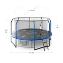 Батут UNIX Line SUPREME GAME 14 ft (Blue)
