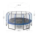 Батут UNIX Line SUPREME GAME 16 ft (Blue)