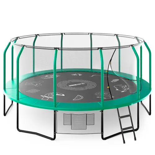 Батут UNIX Line SUPREME GAME 16 ft (Green)