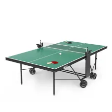 Теннисный стол UNIX Line для помещений компактный / Compact indoor 18 мм MDF зеленый