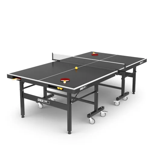 Всепогодный теннисный стол UNIX Line для улицы Extra Outdoor 6 мм ACP, черный