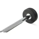 Штанга неразборная обрезиненная 20 кг Прямой гриф. VictoryFit VF-DX4200