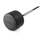 Штанга неразборная обрезиненная 50 кг. Прямой гриф. VictoryFit VF-DX4500