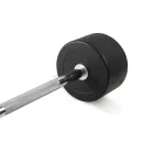 Штанга неразборная обрезиненная 50 кг. Прямой гриф. VictoryFit VF-DX4500