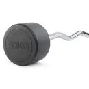Штанга неразборная обрезиненная 50 кг Изогнутый гриф. VictoryFit VF-DX5500