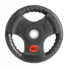 Диск 31 мм обрезиненный с 3-мя хватами 5 кг, VictoryFit VF-S250500