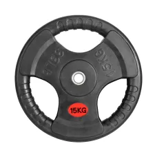 Диск 31 мм обрезиненный с 3-мя хватами 15 кг, VictoryFit VF-S251500