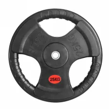 Диск 31 мм обрезиненный с 3-мя хватами 25 кг, VictoryFit VF-S252500