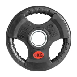 Диск 51 мм обрезиненный с 3-мя хватами 5 кг, VictoryFit VF-S510500