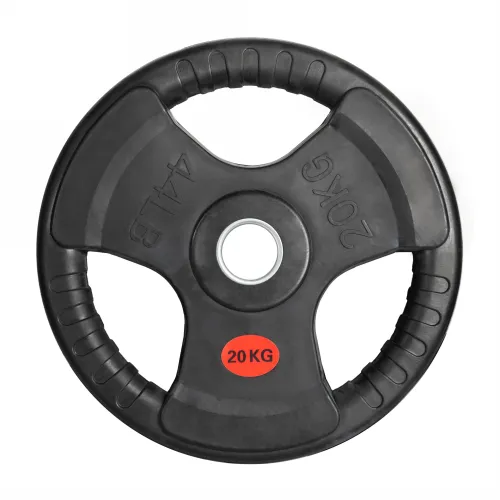 Диск 51 мм обрезиненный с 3-мя хватами 20 кг, VictoryFit VF-S512000