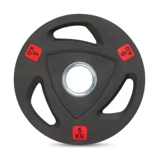 Диск 51 мм NEO обрезиненный с 3-мя хватами 5 кг, VictoryFit VF-ST51050