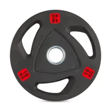 Диск 51 мм NEO обрезиненный с 3-мя хватами 10 кг, VictoryFit VF-ST51100