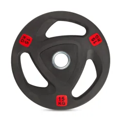 Диск 51 мм NEO обрезиненный с 3-мя хватами 15 кг, VictoryFit VF-ST51150